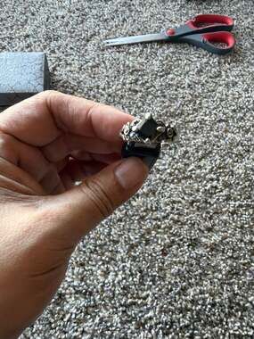 Walmart Gothic Style Black CZ Stone Claw Ring Size 10